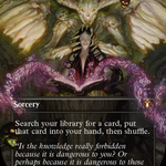 Demonic Tutor (CMM-696) - Commander Masters (Borderless)