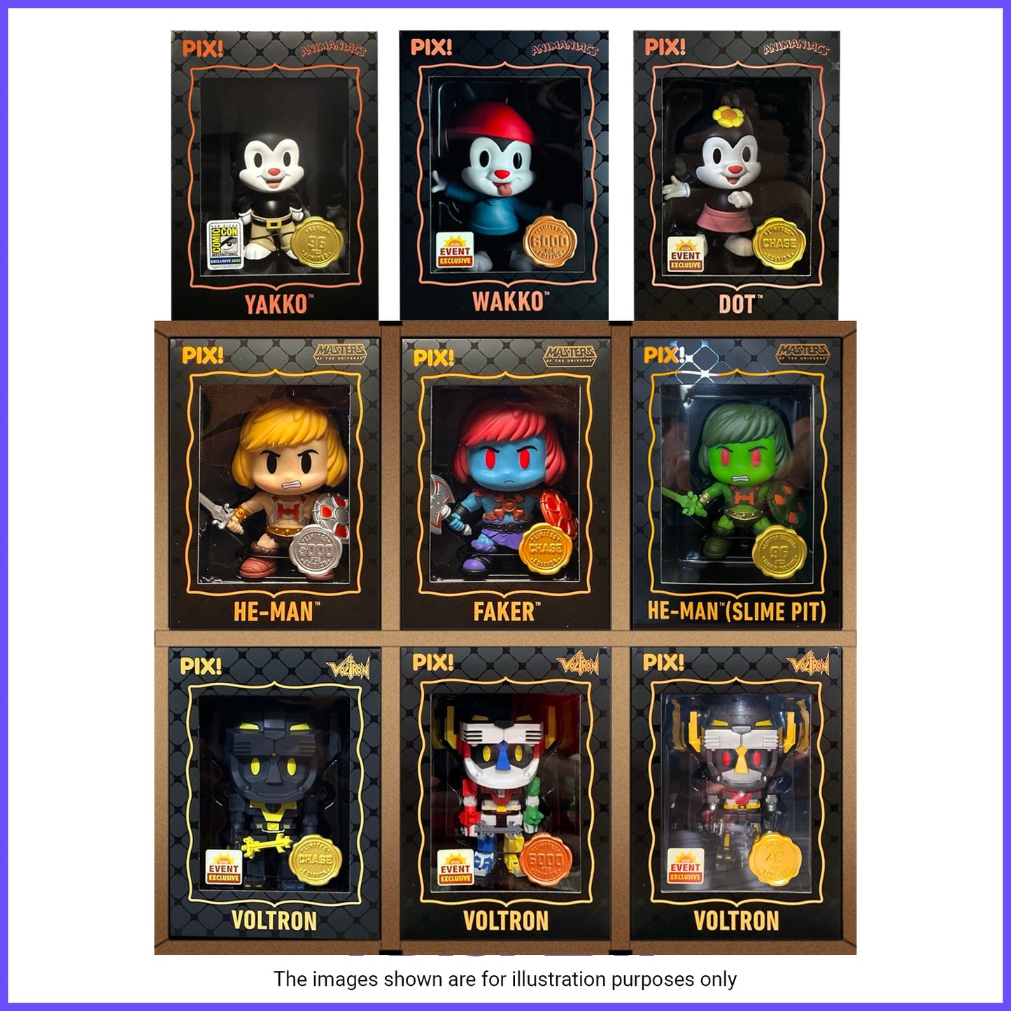 GRAIL KUBBIE BROWN (3x2) - In Box Display Case for Thrilljoy Pix (Cardboard)