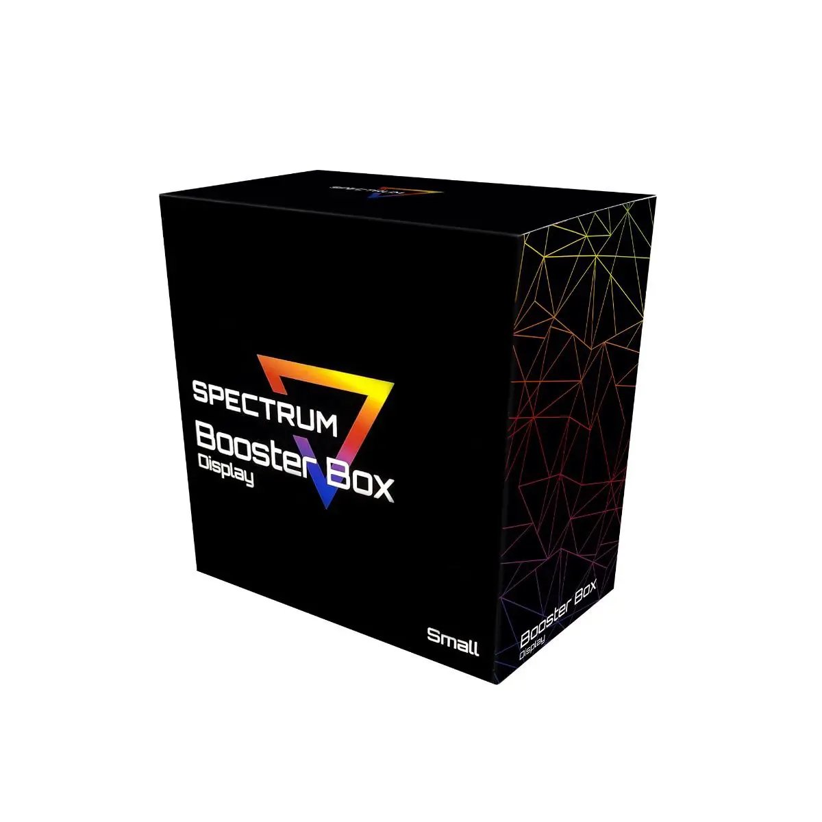 Small Booster Box Display Case by THE MIGHTY HOBBY SHOP, showcasing a clear, compact accessory for organizing trading card booster boxes.