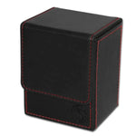 Black LX deck case by THE MIGHTY HOBBY SHOP, designed for storing and protecting trading or gaming cards.