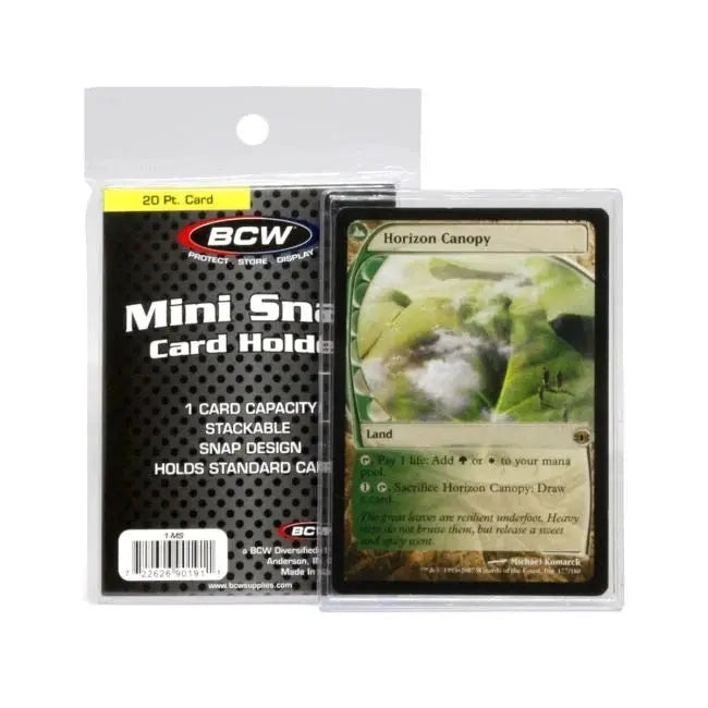 Mini Snap Card Holder by THE MIGHTY HOBBY SHOP, compact card organizer with snap closure, perfect for storing credit cards and IDs.