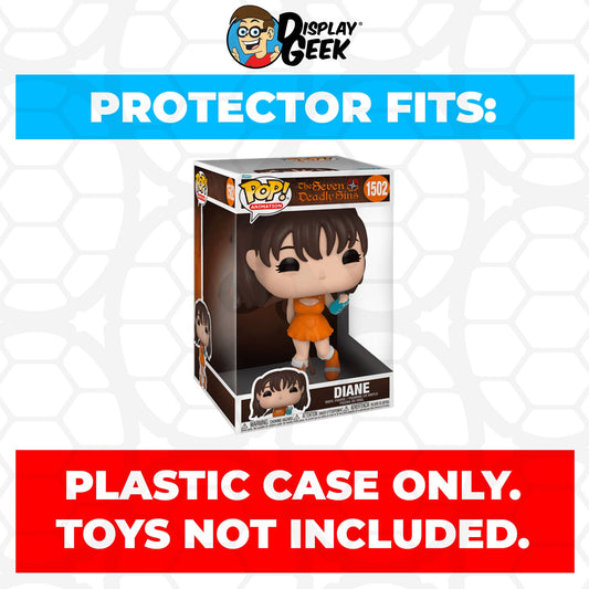 Pop Protector for 10 inch Diane with Gideon Hammer #1502 Jumbo Funko Pop