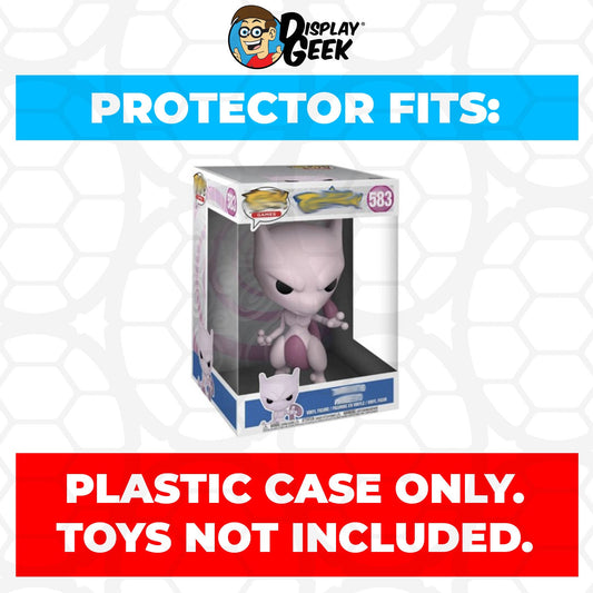 Pop Protector for 10 inch Mewtwo #583 Jumbo Funko Pop