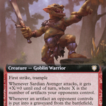 Sardian Avenger (BRC-043) - The Brothers' War Commander: (Extended Art)