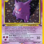 Gengar 005/62 - Fossil 1st Edition Holofoil