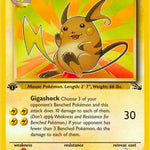 Raichu 029/62 - Fossil 1st Edition