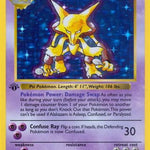 Alakazam 001 - Base Set Shadowless