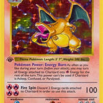 Charizard 004 - Base Set Shadowless 1st Edition Holofoil