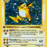 Raichu 014 - Base Set Shadowless 1st Edition Holofoil