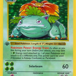 Venusaur 015/102 - Base Set Shadowless 1st Edition Holofoil