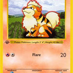 Growlithe 028/102 - Base Set Shadowless Unlimited