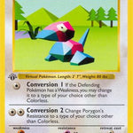 Porygon 039/102 - Base Set Shadowless Unlimited