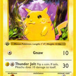 Pikachu 058/102 - Base Set Shadowless 1st Edition