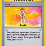 Lass 075/102 - Base Set Shadowless 1st Edition
