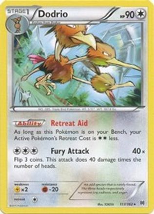 Dodrio 117/162 - XY  BREAKthrough