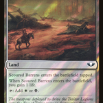 Scoured Barrens (40K-293★) - Warhammer 40,000 Commander Foil