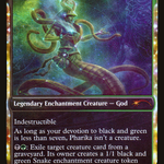Pharika, God of Affliction (SLD-082) - Secret Lair Drop: (enchantment, Showcase) Foil