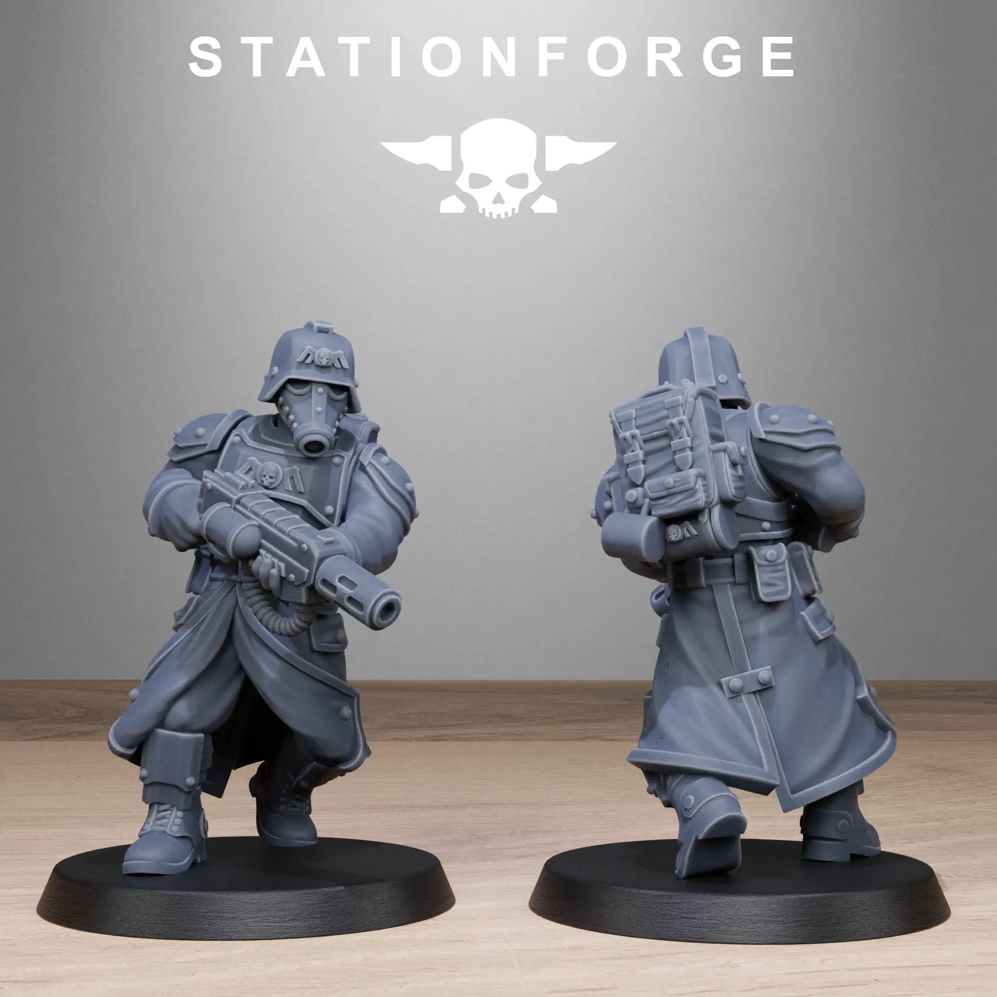 3D Printed GrimGuard Vigils by StationForge Miniatures by Last Hope Miniatures