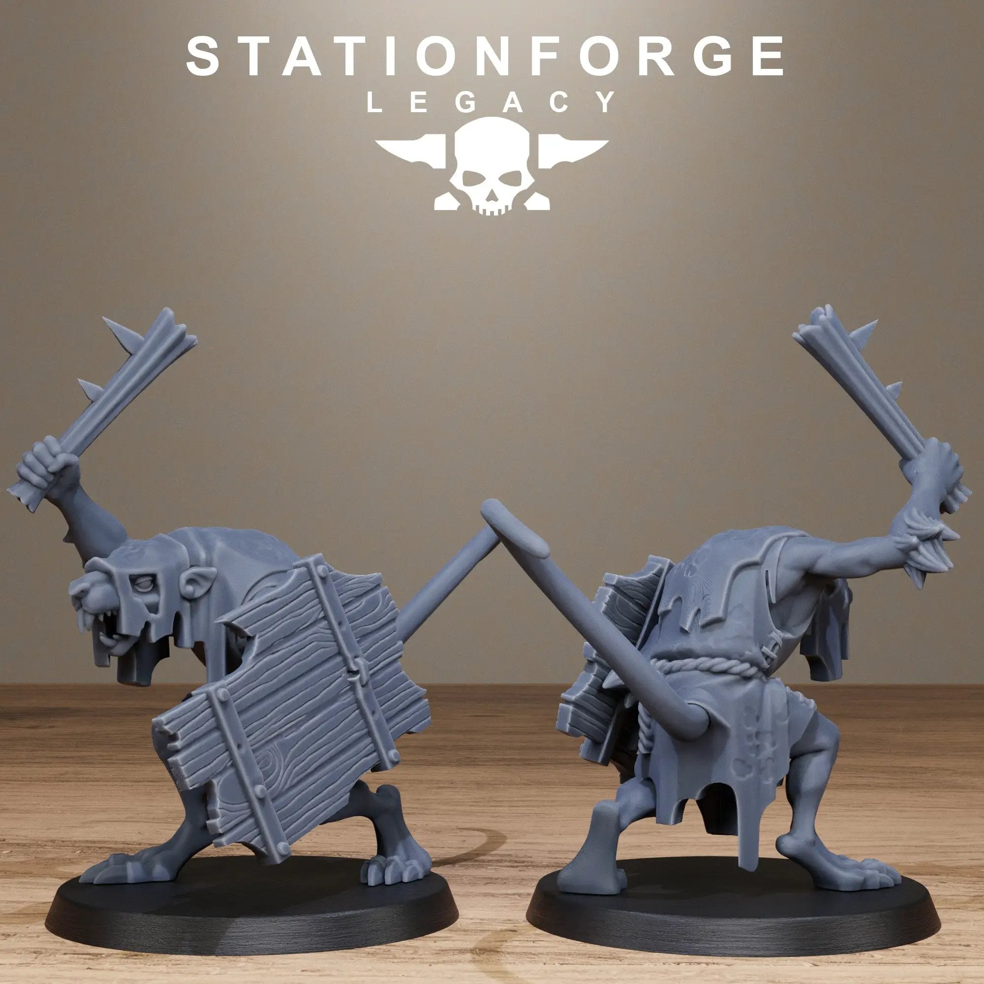 3D Printed Rotfang Melee Infantry by Stationforge Legacy Miniatures by Last Hope Miniatures