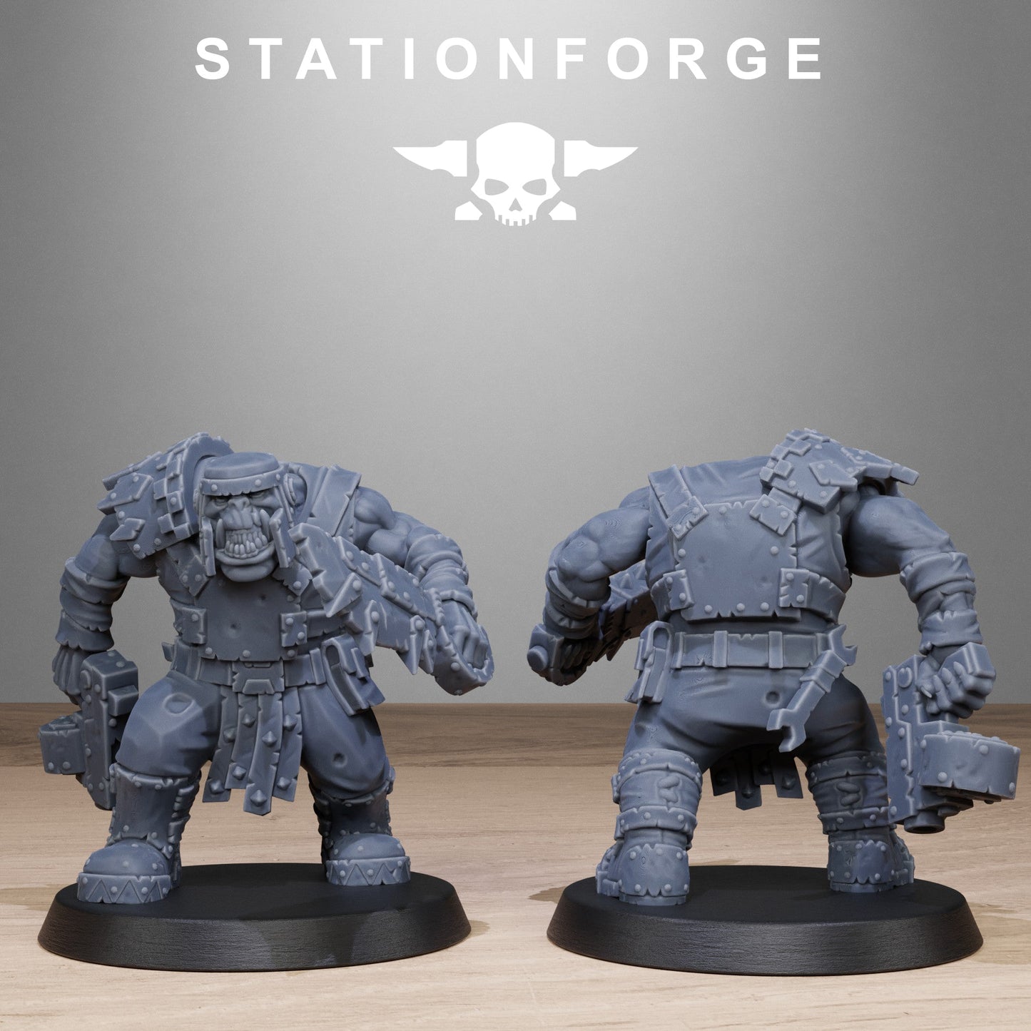 3D Printed Orkaz Bros Infantry by StationForge Miniatures