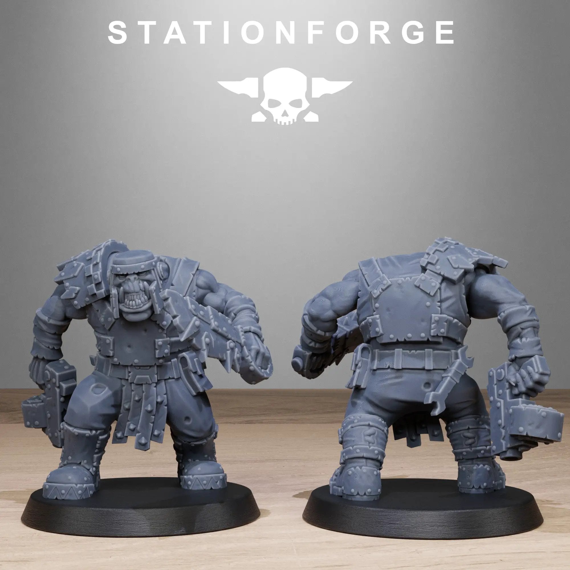 3D Printed Orkaz Bros Infantry by StationForge Miniatures by Last Hope Miniatures