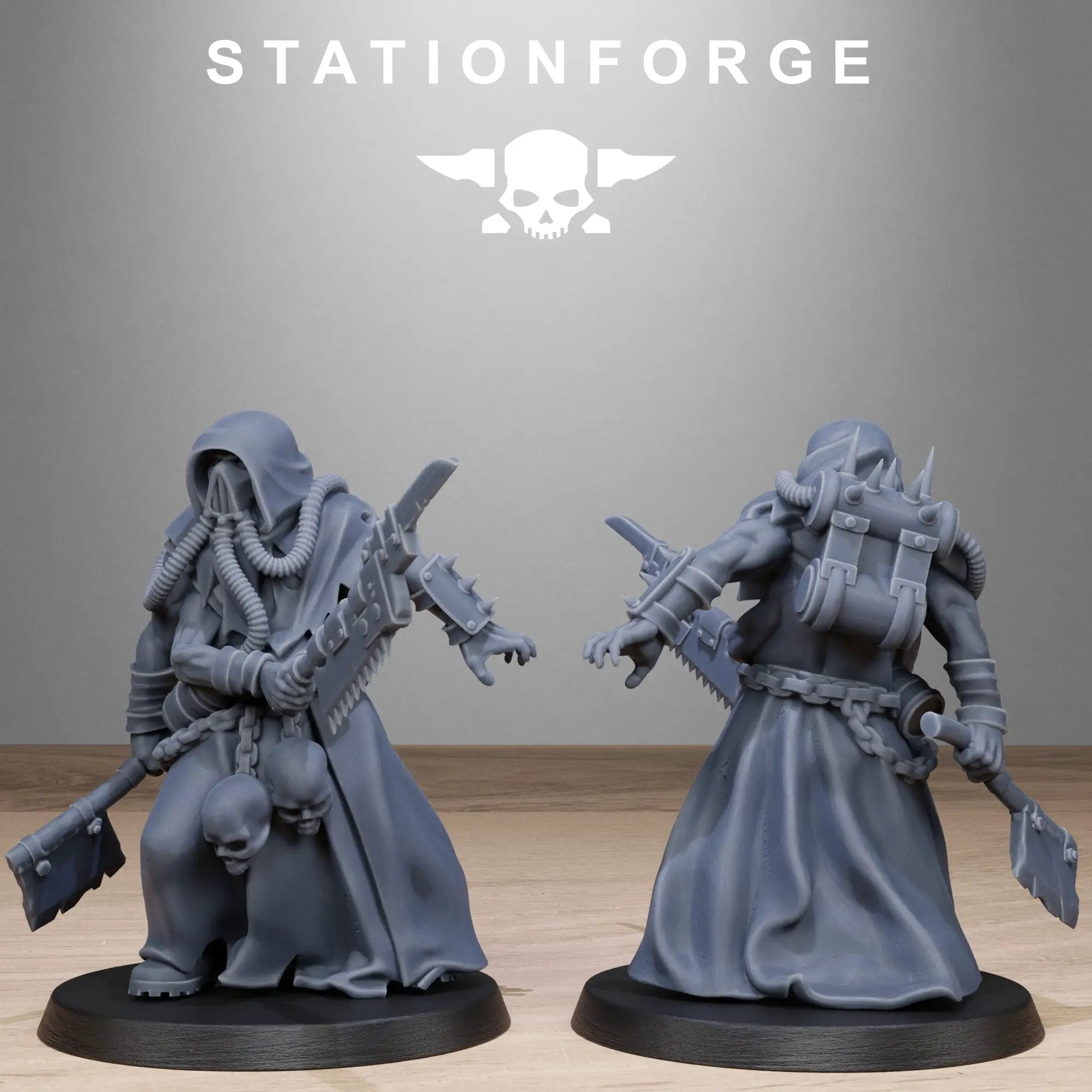 3D Printed Corrupted Guard Butchers by StationForge Miniatures by Last Hope Miniatures