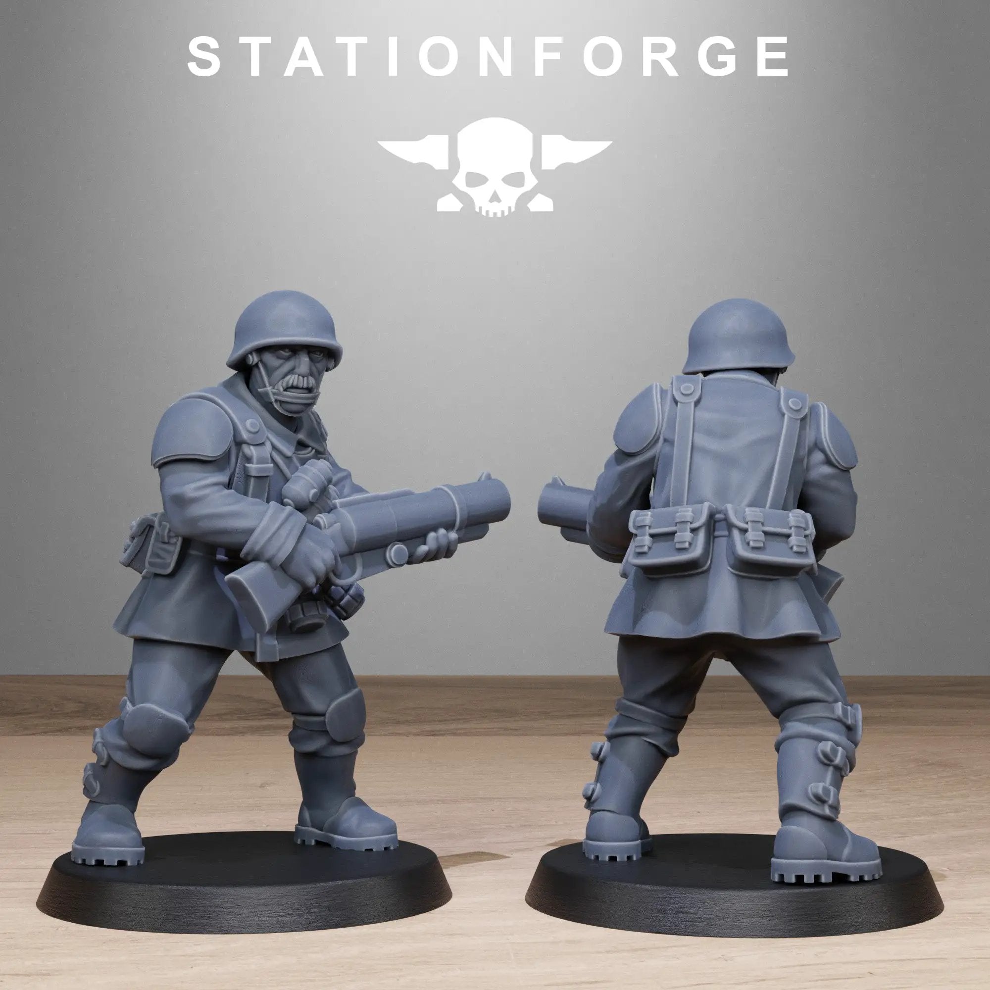 3D Printed FreeGuard Infantry by StationForge Miniatures by Last Hope Miniatures