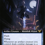 Research Thief (NEC-053) - Neon Dynasty Commander: (Extended Art)