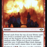 Calibrated Blast (PRE-118S) - Modern Horizons 2 Promos Foil