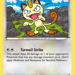 Meowth 074/124 - XY  Fates Collide