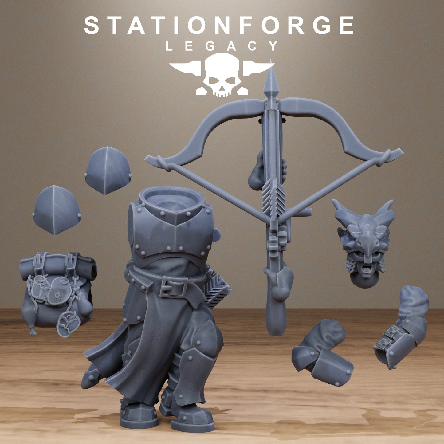 3D Printed Solaris Dragon Squad by StationForge Miniatures