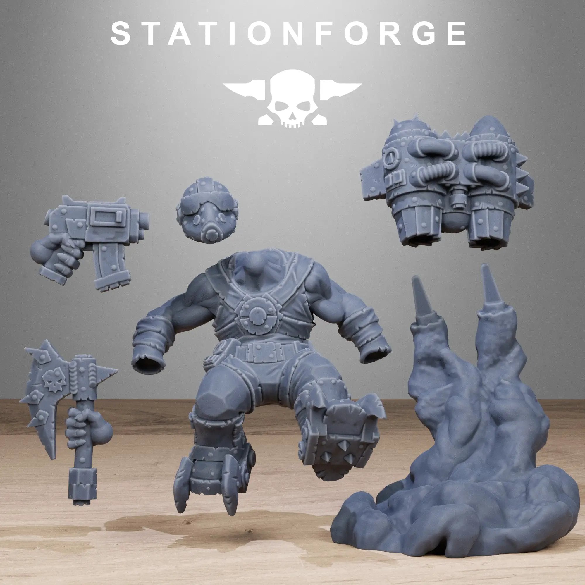 3D Printed Orkaz Flyers by StationForge Miniatures by Last Hope Miniatures