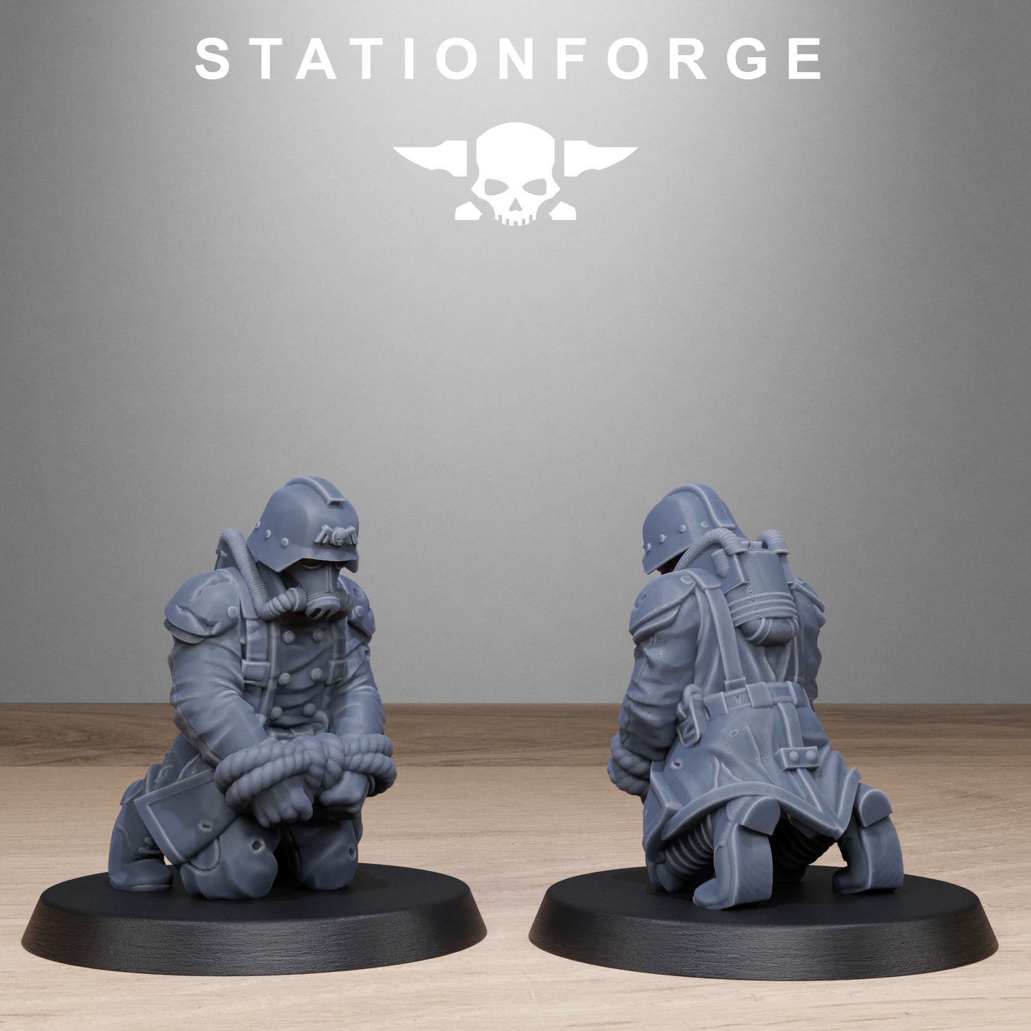 3D Printed GrimGuard Objective Markers by Stationforge Miniatures