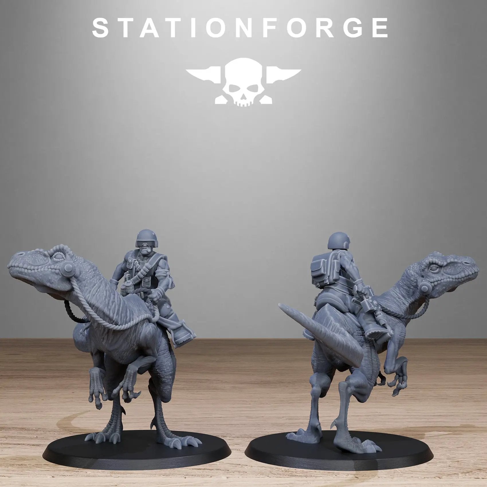 3D Printed GrimGuard Jungle Raptors by Stationforge Miniatures by Last Hope Miniatures