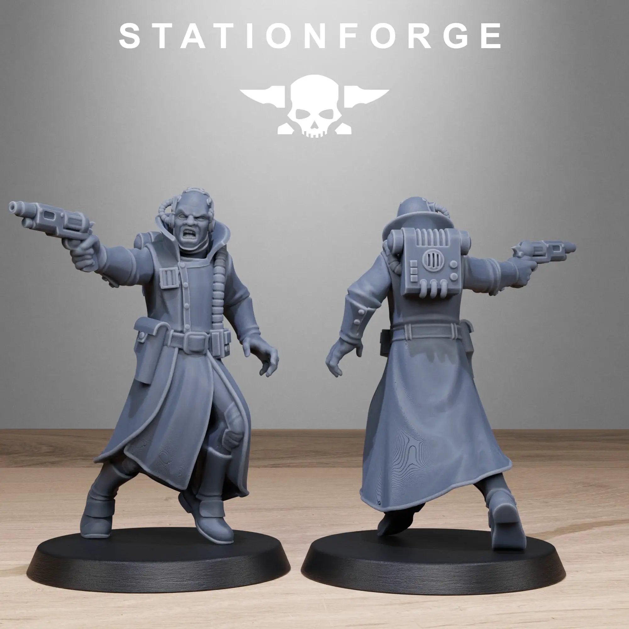 3D Printed GrimCorp Seers by StationForge Miniatures by Last Hope Miniatures