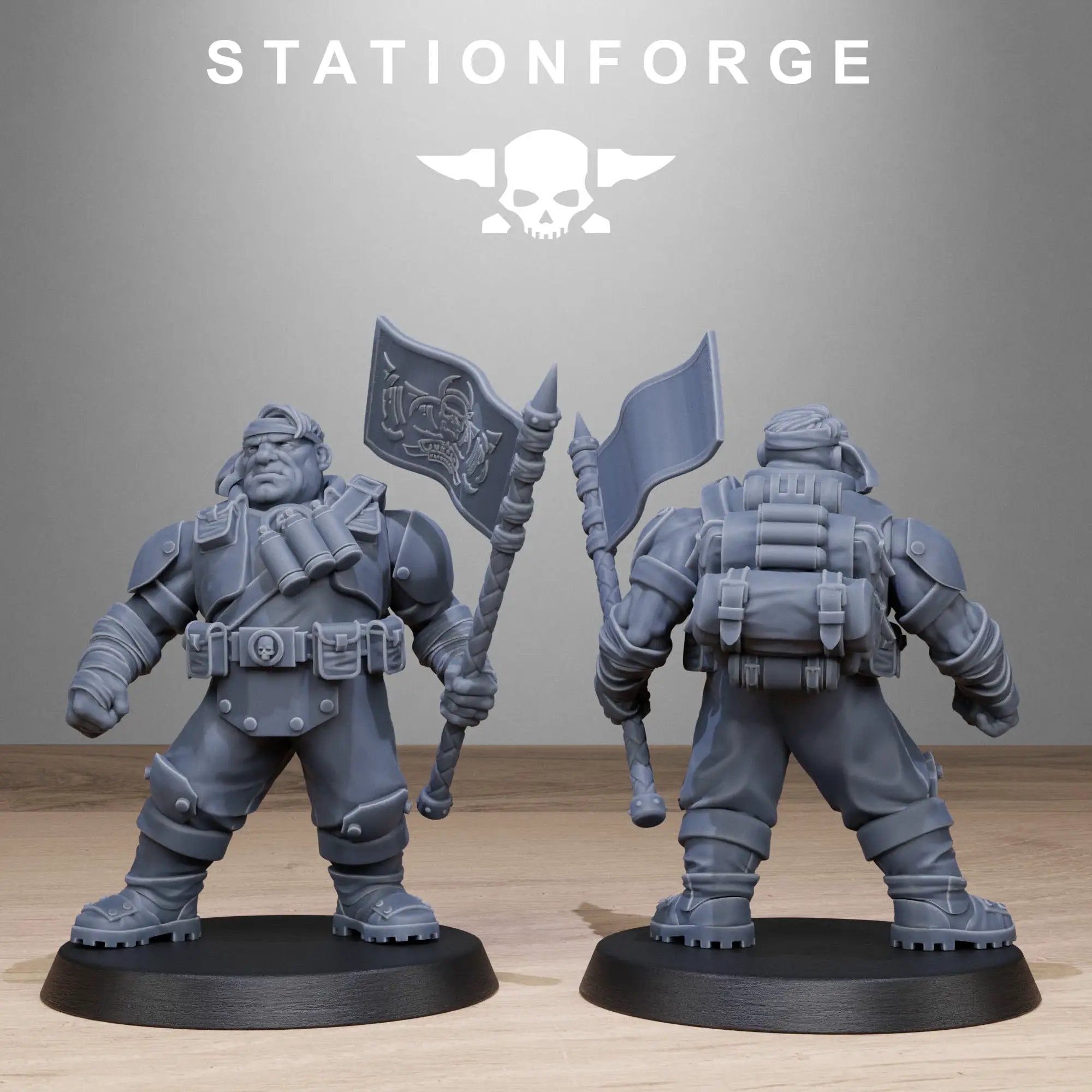 3D Printed GrimGuard Jungle Fighter Mutants x10 by StationForge Miniatures by Last Hope Miniatures