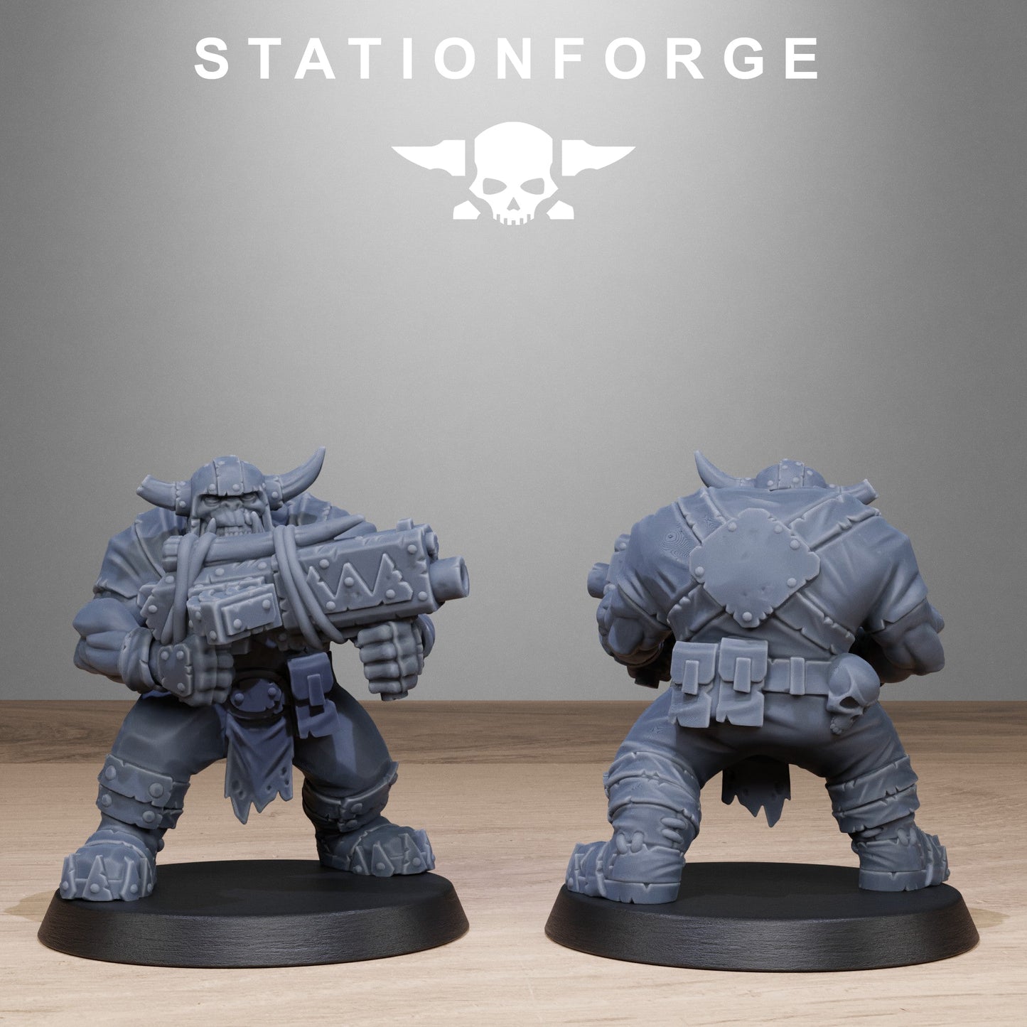 3D Printed Orkaz Bros Infantry by StationForge Miniatures