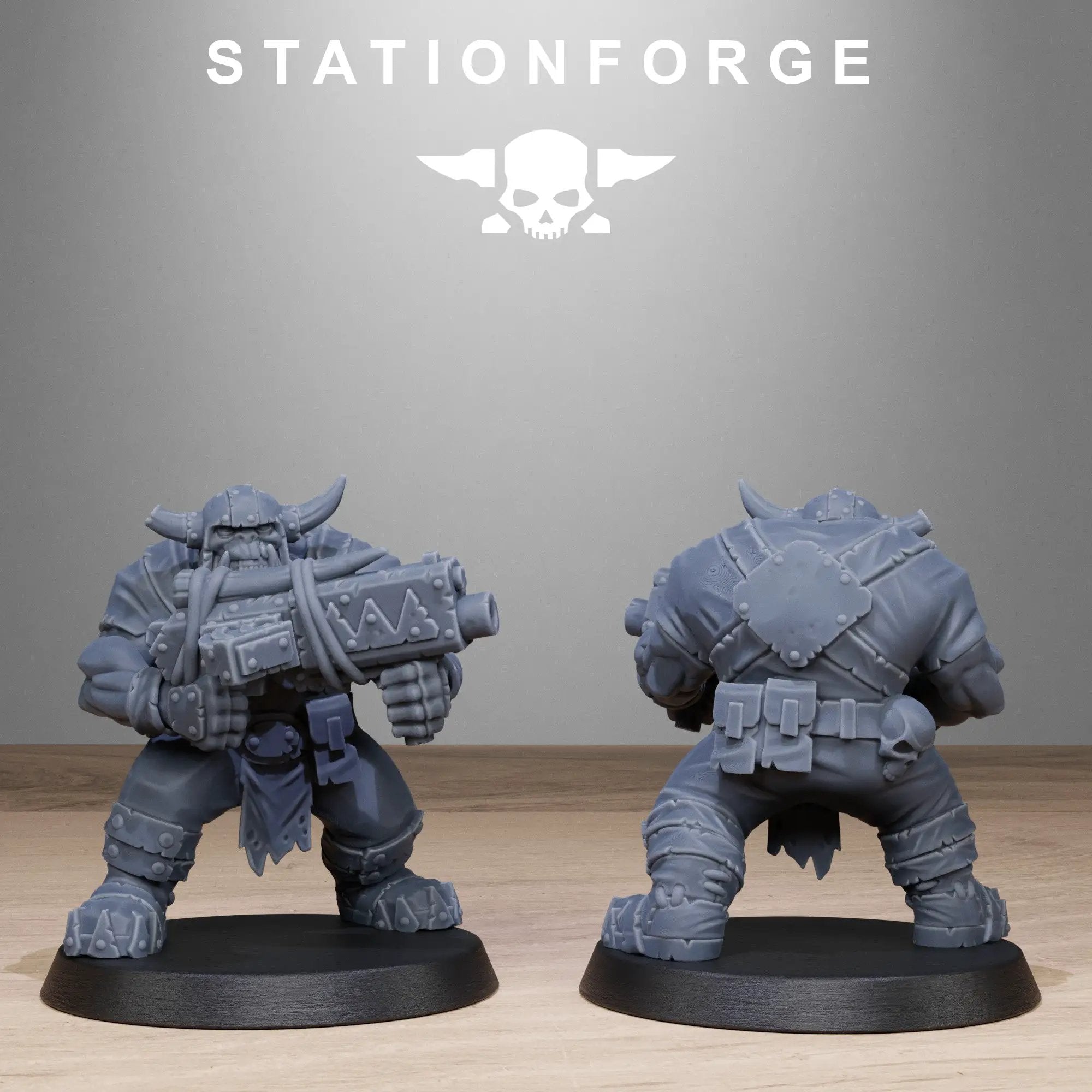 3D Printed Orkaz Bros Infantry by StationForge Miniatures by Last Hope Miniatures