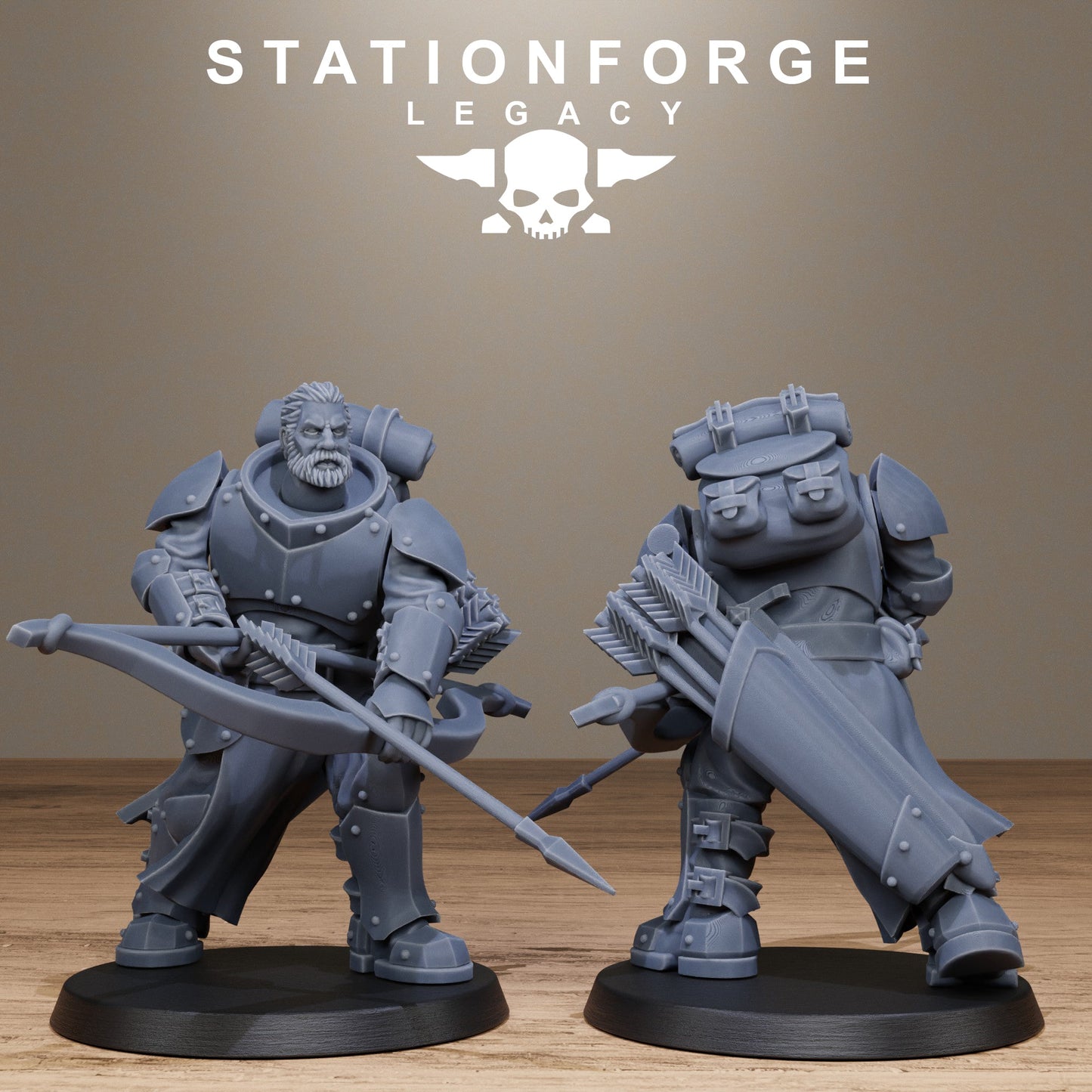 3D Printed Solaris Archers by Stationforge Miniatures