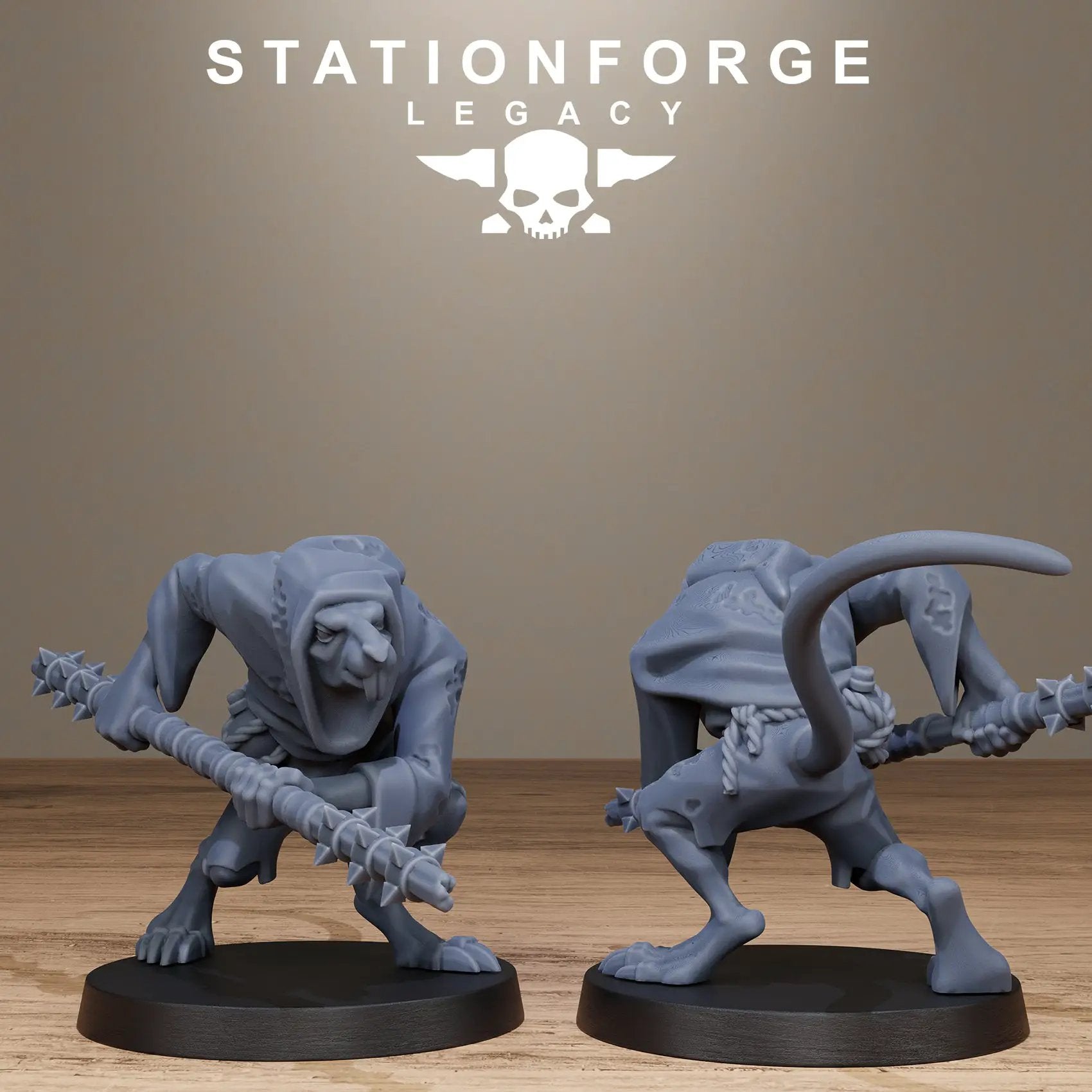 3D Printed Rotfang Plague Bearers by Stationforge Legacy Miniatures by Last Hope Miniatures