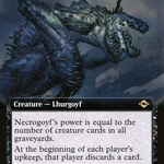 Necrogoyf (MH2-451) - Modern Horizons 2: (Extended Art)