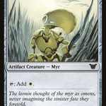 Gold Myr (NEC-153) - Neon Dynasty Commander
