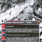Nahiri, the Unforgiving (ONE-343) - Phyrexia: All Will Be One: (Showcase) (Borderless)