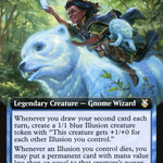 Minn, Wily Illusionist (AFC-285) - Forgotten Realms Commander: (Extended Art)