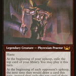 Urabrask, Heretic Praetor (SNC-446) - Streets of New Capenna: (Showcase) Etched Foil