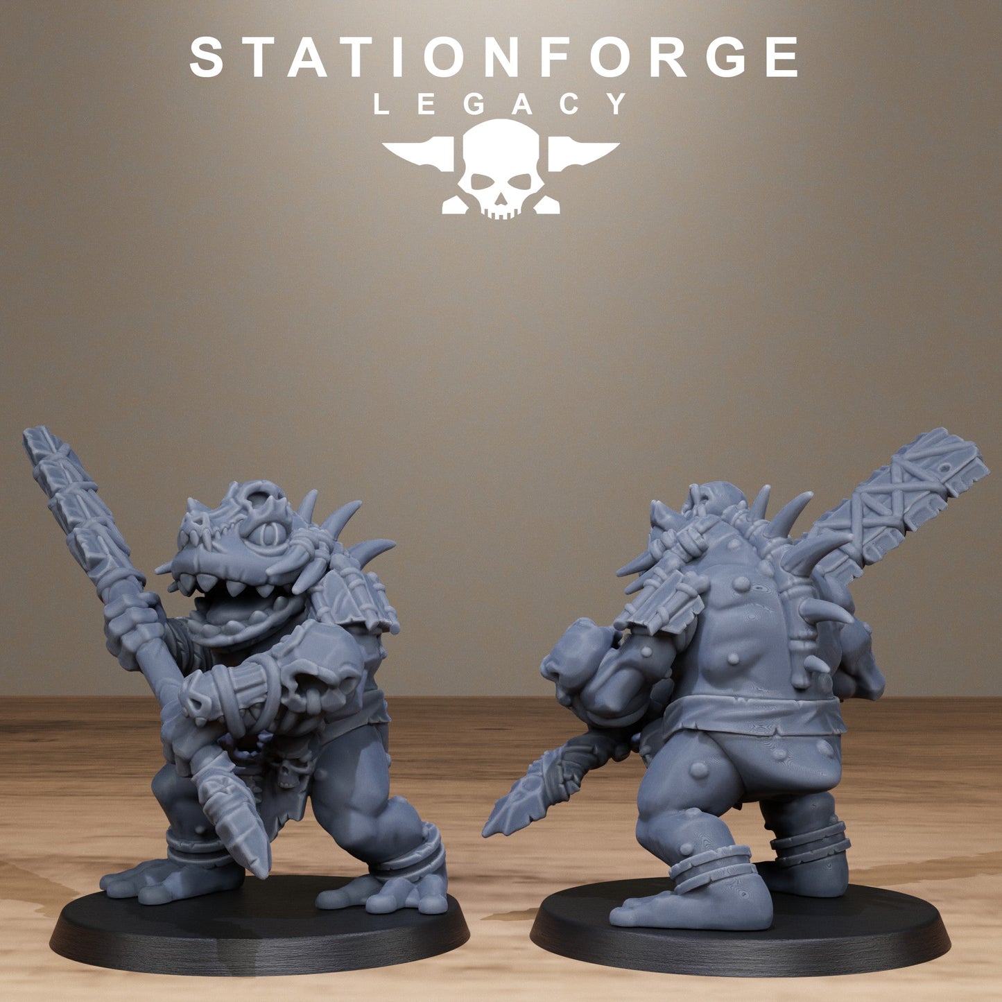 3D Printed Bogkin Heavies by Stationforge Miniatures