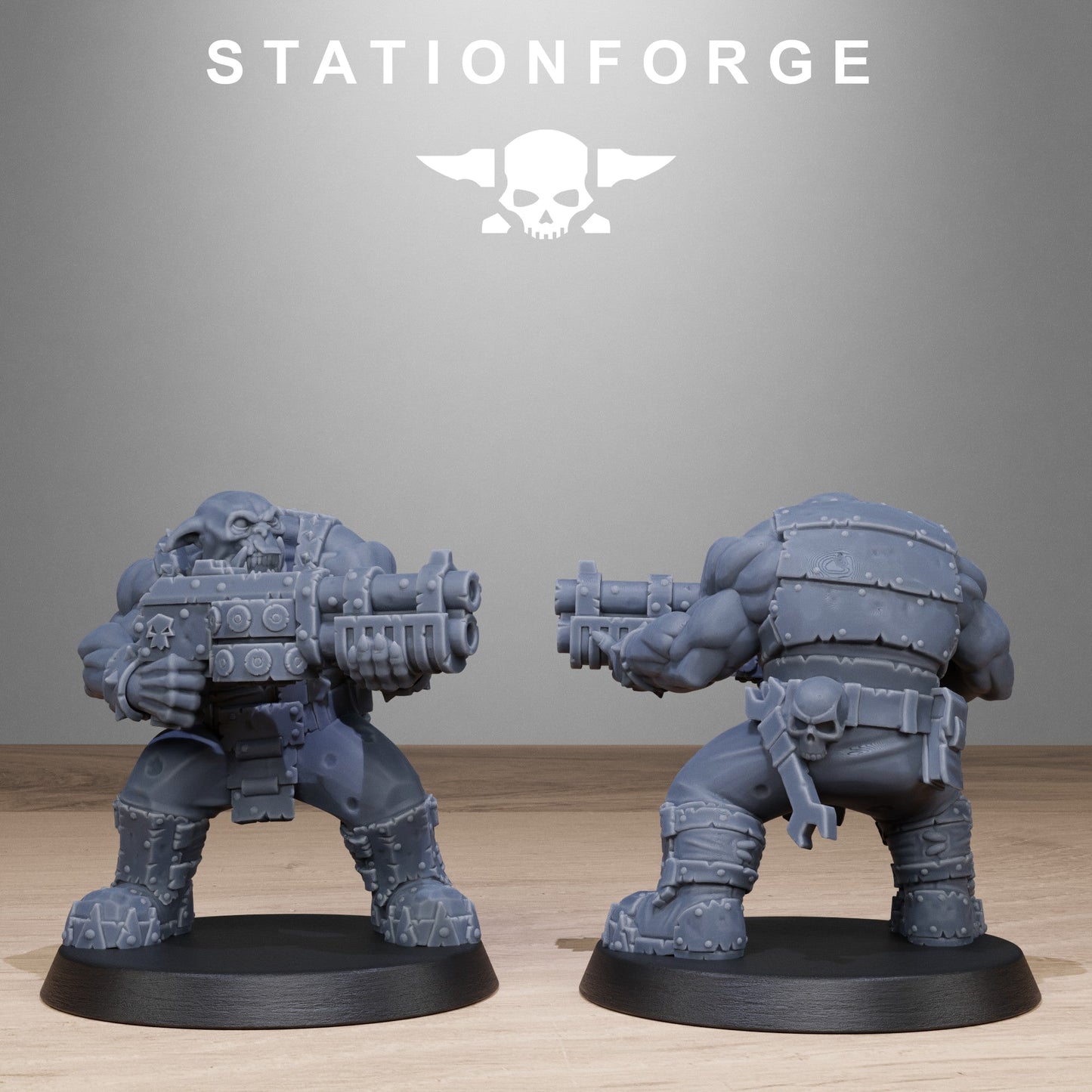 3D Printed Orkaz Bros Infantry by StationForge Miniatures