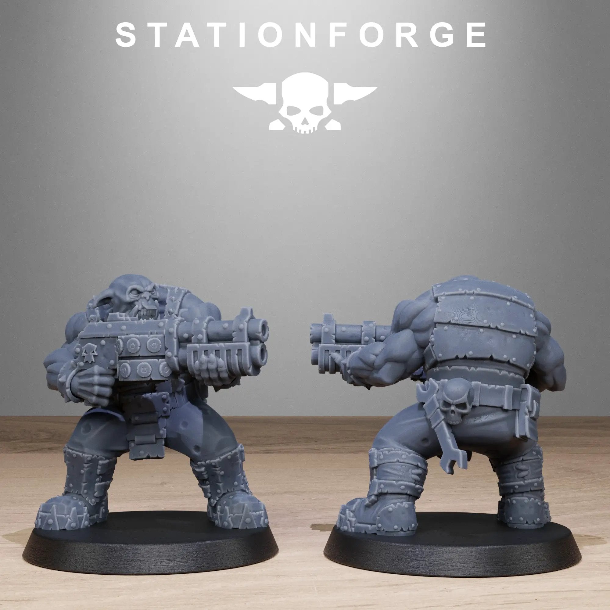 3D Printed Orkaz Bros Infantry by StationForge Miniatures by Last Hope Miniatures