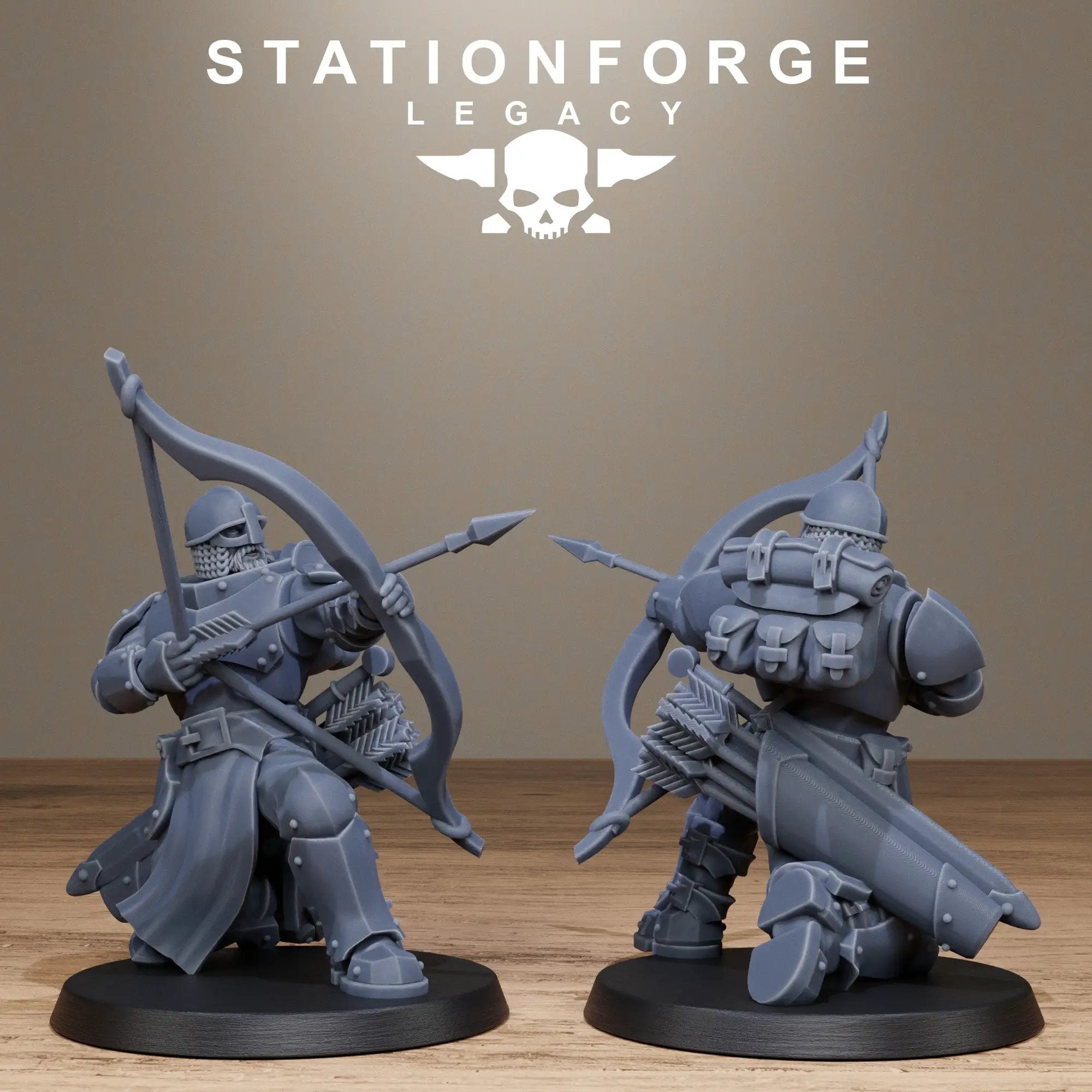 3D Printed Solaris Archers by Stationforge Miniatures by Last Hope Miniatures