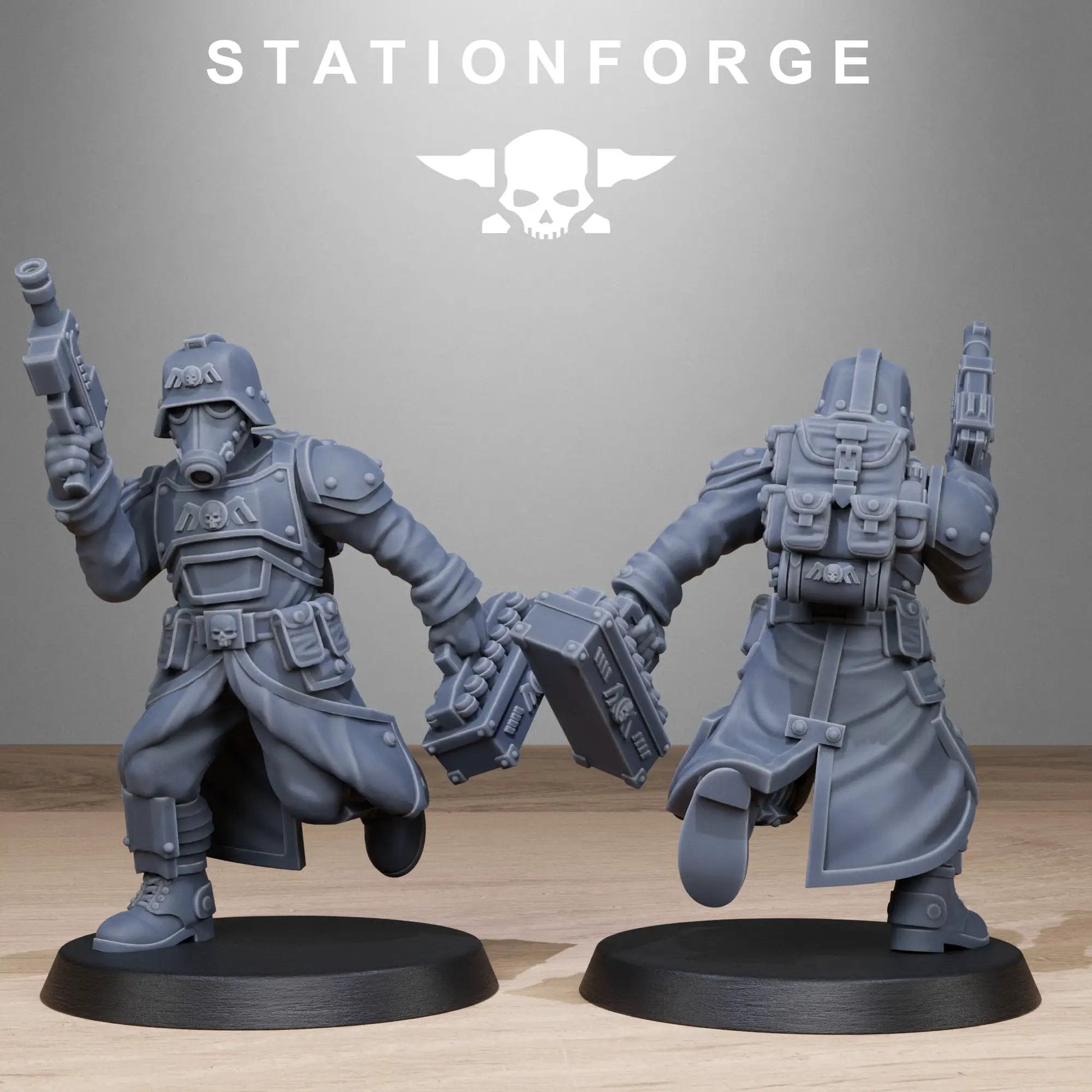 3D Printed GrimGuard Vigils by StationForge Miniatures by Last Hope Miniatures